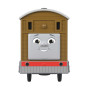 Thomas & Friends Locomotive Motorisée À Piles Thomas Et Ses Amis Toby Avec Wagon De Marchandises Série « Tous En Avant ! », Renf