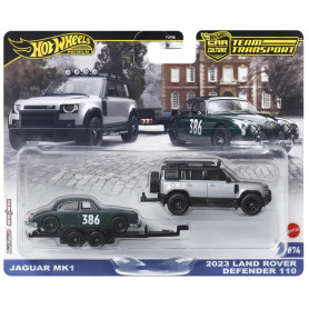 Hot Wheels - Premium Car Culture Team Transport – Jaguar MK1 (Land Rover Defender 110 2023) /Jouets Hot Wheels - Premium Car Culture Team Transport – Jaguar MK1 (Land Rover Defender 110 2023) /Jouets