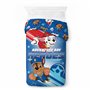 Jay Franco Nickelodeon Paw Patrol Parure de lit simple 100 % coton – Chase Blue Parure de lit avec taie d'oreiller 80 x 80 cm