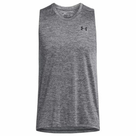 Maillot de Corps sans Manches pour Homme Under Armour Tech Tank Gris foncé