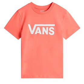 T-shirt à manches courtes femme Vans Flying V Flyv Rose Saumon