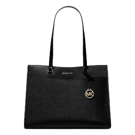 Grand sac de voyage en cuir Saffiano Jet Set Michael Kors