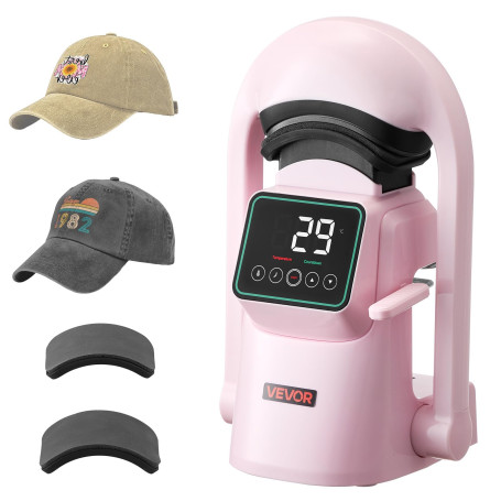 VEVOR Presse à Chaud Automatique pour Casquettes et Chapeaux