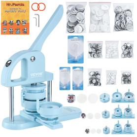 VEVOR Machine à Badges 3-en-1 de 25/32/58 mm