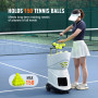 VEVOR Machine à balles de Tennis Adulte Unisexe, Blanc, 510 x 385 x 505 mm