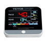 VEVOR Mini moniteur de qualité air 8en1, détecteur de particules professionnel PM2,5 PM10 PM1,0, formaldéhyde, température, humi