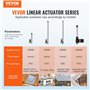Actionneur de Mouvement Linéaire 150 mm 220 lb/1000 N 14 mm/s avec Support de Montage et Protect