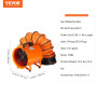 VEVOR Ventilateur d'Extraction 365 W Extracteur d'Air Conduit Industriel 304,8 mm Tuyau Extraction 10 m Volume d'Air 4373 m3/h V