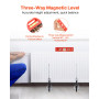 VEVOR Cric à Bras 2PCs, Lève Meubles Portes Plaques avec Capacité 200 kg, Outil de Levage Manuel jusqu'à 23,5 cm, avec Niveau Ma