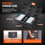 VEVOR Jeu de Douilles à Chocs Profondes pour Écrous de Roue 8PCs, Coffret de Douilles pour Écrous à Entraînement de 1/2 po 12,7 