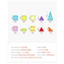 VEVOR Tuiles magnétiques, 32 PCS, Blocs de Construction magnétiques pour Enfants, Jouets de Construction éducatifs sensoriels ST