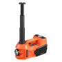 VEVOR Cric Électrique pour Voitures 5 T, Cric de Levage Réglable avec Gonfleur Intégré, Outil Démonte-Pneu Portable avec Marteau