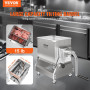 VEVOR Mélangeur à Viande Manuel, Équipement de Traitement de la Viande avec Réservoir Inclinable de 10 L, Machine à Mélanger pou