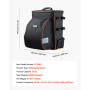 VEVOR Sac à Dos de Soudage pour Outils et Casque, Capacité de 35,6 L, en Polyester 600D, Sac de Rangement Polyvalent pour Équipe