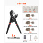 kit œillets métalliques de 8 mm