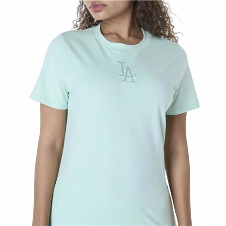 T-shirt à manches courtes femme New Era LA Dodgers MLB League Essential Aigue marine