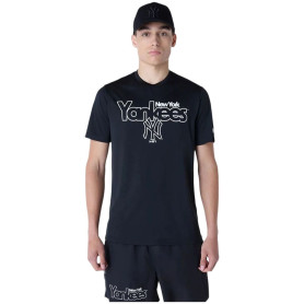 t-shirt de basket New Era New York Yankees MLB Noir t-shirt de basket New Era New York Yankees MLB Noir
