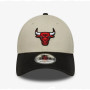 Casquette de Sport New Era COLOUR BLOCK 9FORTY Beige Taille unique