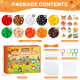 1340 PCS XL Perle a Repasser 10 Couleurs avec Plaque Perle a Repasser