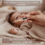 TENDRI Pack Duo – Thermomètre frontal Bébé & Adulte | Sans Contact & Numérique Flexible (Rectal, Oral) | Rassure les Parents Jou