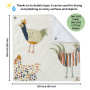 Lot de 10 rouleaux d'essuie-tout réutilisables avec boutons-pression – Serviettes en papier écologiques et réutilisables – Doubl