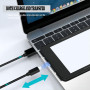 Câble de charge USB compatible avec Fujifilm Instax Share SP-2, Polaroid Zip, HP Sprocket, Polaroid Mint, Kodak Mini/Printomatic