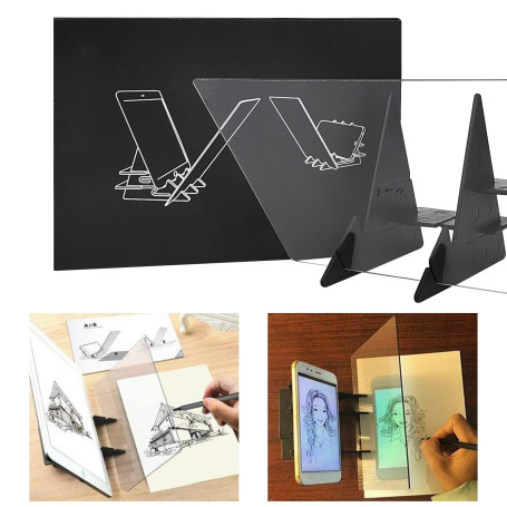 Tableau de dessin optique Tableau de traçage Esquisse Sketch Wizard Image Projecteur de réflexion Projecteur de peinture Conseil