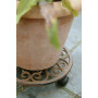 Esschert TG39 Fallen Fruits Chariot Rond pour Plantes Marron
