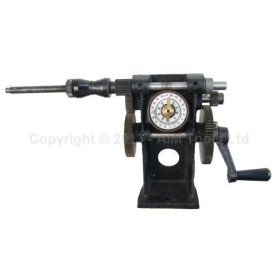 KATSU Compteur Enrouleur Double Bobine Manuel Transformateur d'Enroulement de Moteur de Câblage Cuivre avec le Compteur Mécaniqu