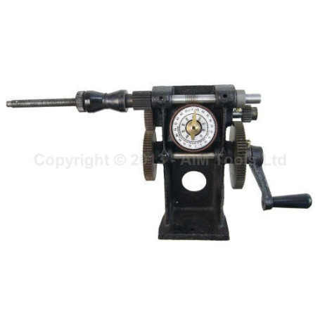 KATSU Compteur Enrouleur Double Bobine Manuel Transformateur d'Enroulement de Moteur de Câblage Cuivre avec le Compteur Mécaniqu