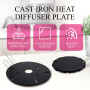 Diffuseur de chaleur en fonte pour cuisinière à gaz – 2 tailles incluses – 21,6 cm et 17,9 cm – Diffuseurs de chaleur pour cuisi