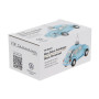 BRISA VW Collection - Décorations de Noël Volkswagen Coccinelle/Beetle en Verre dans Une boîte Cadeau (Bleu), 10,4 x 4,4 x 6 cm