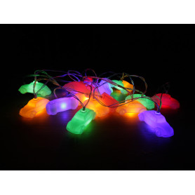 BRISA VW Collection - Ambiance stylée Coccinelle Volkswagen Chaîne lumineuse à piles pour fêtes