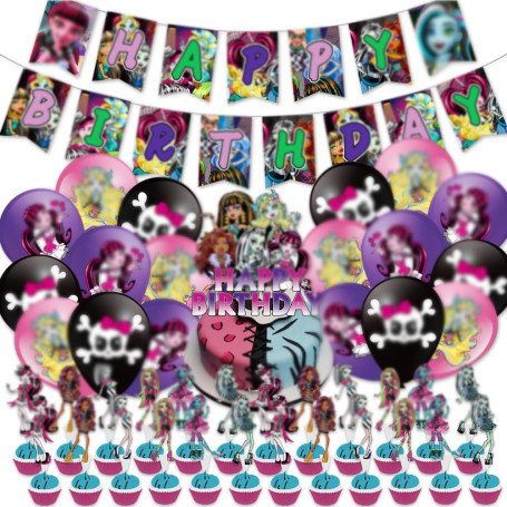 KJoet 44 pcs Mon-ste Décorations de Fête