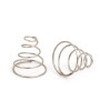 sourcing map 60Pcs Ressort de Compression 11mm x 5.5mm x 11mm métal conique Argenté