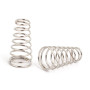 sourcing map 45pcs Ressort de Compression 10mm x 6mm x 19mm métal conique Ton Argent