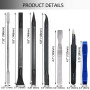 Suo Long Spudger Kit d'outils en plastique pour réparation électronique avec pince à épiler en plastique Outil d'ouverture iPhon