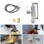 Robinet de Salle de Bain en Alliage Plaqué Électro, Mitigeur Lavabo 1080° Rotatif, Robinet Mitigeur avec Tuyau de Raccordement E