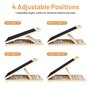 Planche Inclinée Professionnelle en Bois,40x30x4cm Réglable Slant Board, Portable Planche d'équilibre et étirement du Mollet, po