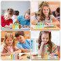 Puasok 16 Pcs Gommes Rétractables Enfants, Gommes Kawaii Cabybara & Panda, Push-Pull, Petits Cadeaux Anniversaire, Goodies Fête,