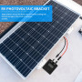 Panneau solaire ABS étanche,Passe-Toit pour Camping-Car,Presse-étoupe D'entrée de Double,Double Entrée de Câble avec Câble Solai