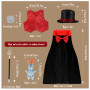 costume de magicien avec chapeau magique