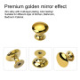 NC Lot de 6 petits boutons de placard ronds en forme de champignon avec vis pour placard, tiroir, portes de meubles, trou unique