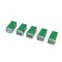 sourcingmap pour Mini 40A Fusible PAL Pacifique Push-femelle bloc fusible Auto 5pcs vert