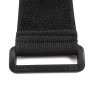 sourcing map Serre-câbles élastiques en Nylon Bagages Boucle Crochet Noir Attache 2,5 x 40cm 2pcs