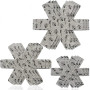 9 Pcs Protecteurs de Casseroles Protecteurs de Casseroles Antidérapants Séparateurs Protège Poêles et Surfaces de Protection des