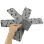 9 Pcs Protecteurs de Casseroles Protecteurs de Casseroles Antidérapants Séparateurs Protège Poêles et Surfaces de Protection des