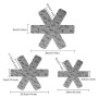 9 Pcs Protecteurs de Casseroles Protecteurs de Casseroles Antidérapants Séparateurs Protège Poêles et Surfaces de Protection des