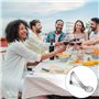 12 Pièces Pinces pour Nappe de Table Pince Nappe Clip Exterieur Ajustable Anti-Glissant Atta