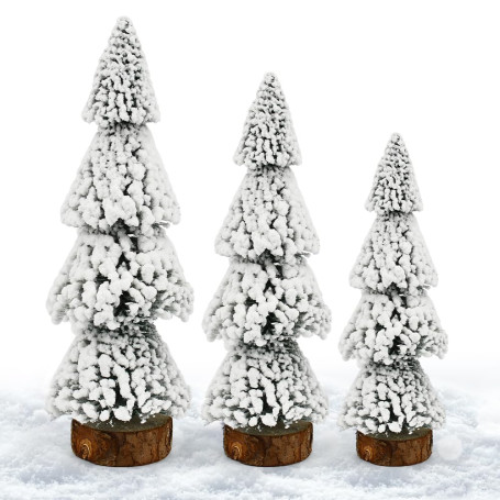 HEKOABAG 3 Pièces Mini Sapin de Noel